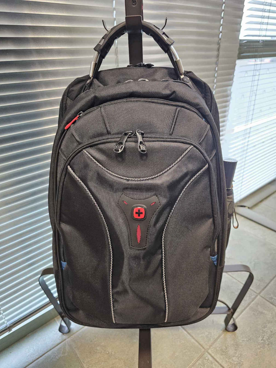 Wenger Carbon Τσάντα Πλάτης για Laptop 17" σε Μαύρο χρώμα - Image 16