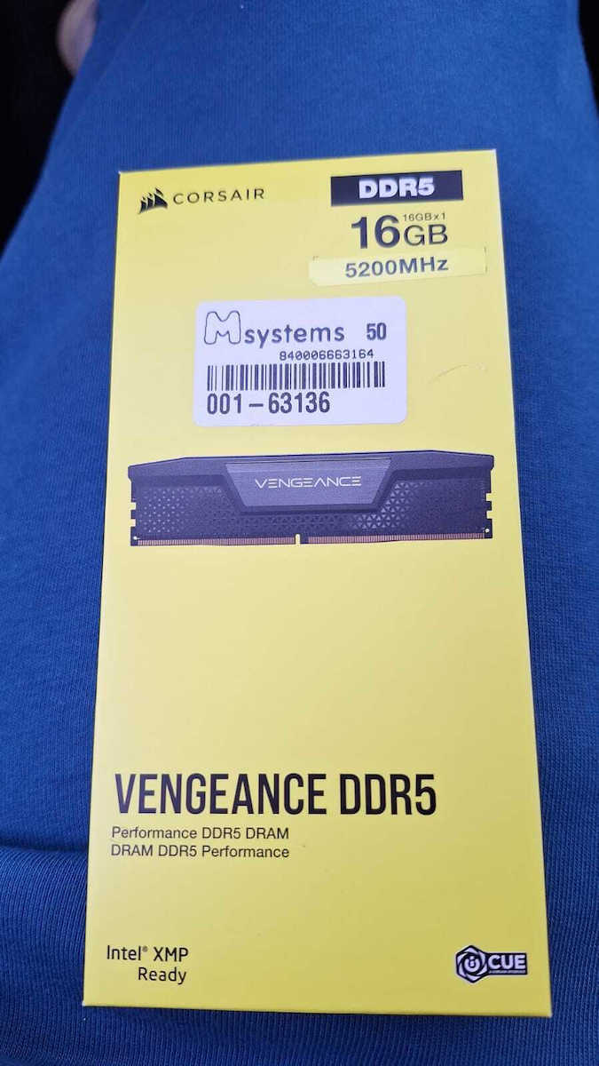 Corsair Vengeance DDR5 16GB RAM με 2x8GB Modules και Ταχύτητα 5200 για Desktop CMK16GX5M2B5200C40 - Image 5