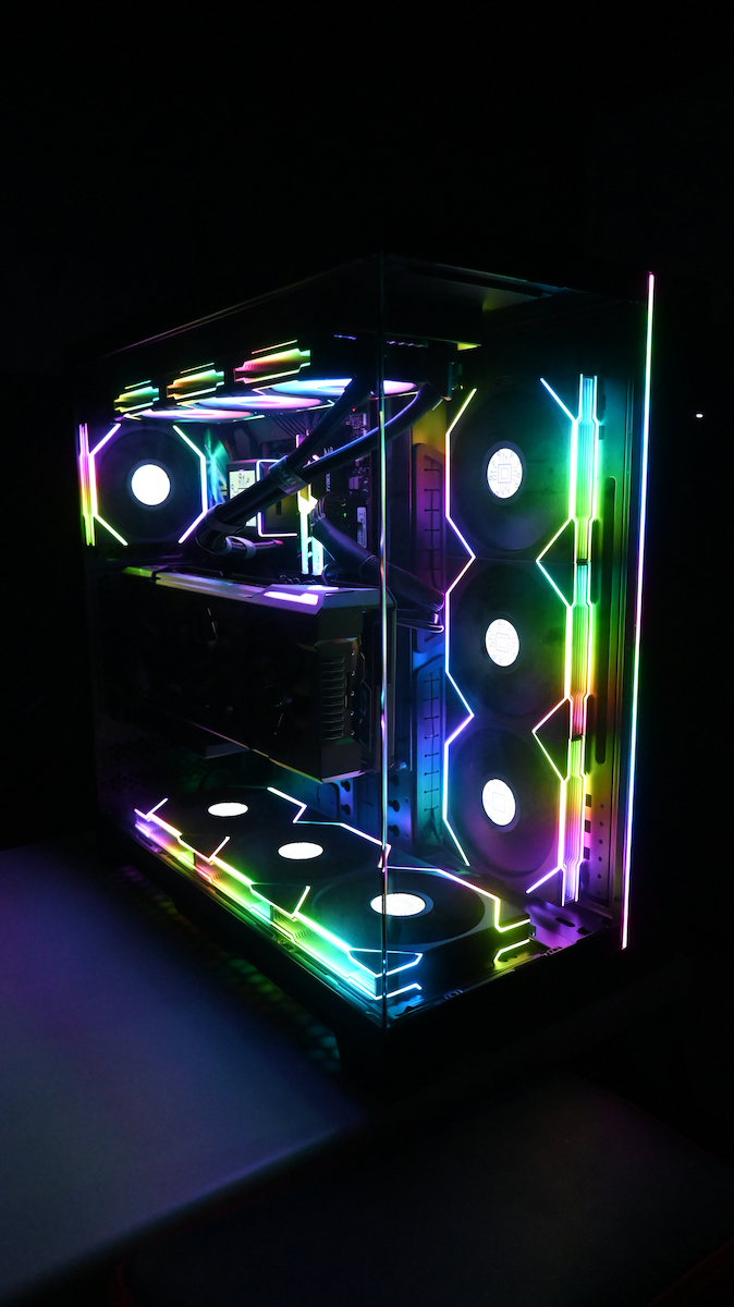 Lian Li O11 Dynamic EVO XL Gaming Full Tower Κουτί Υπολογιστή με Πλαϊνό Παράθυρο και RGB Φωτισμό Μαύρο - Image 8