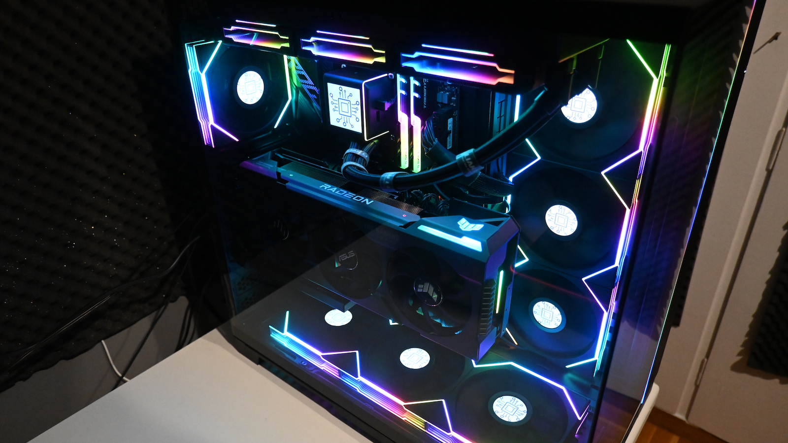 Lian Li O11 Dynamic EVO XL Gaming Full Tower Κουτί Υπολογιστή με Πλαϊνό Παράθυρο και RGB Φωτισμό Μαύρο - Image 10