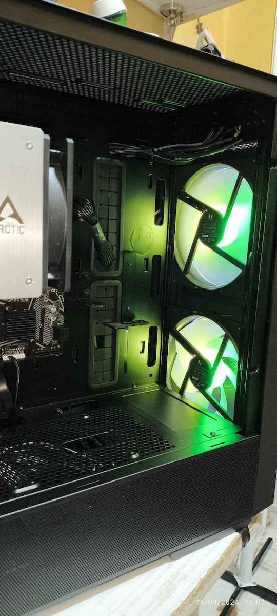 Lian Li Lancool 206 Gaming Midi Tower Κουτί Υπολογιστή με Πλαϊνό Παράθυρο και RGB Φωτισμό Μαύρο - Image 9