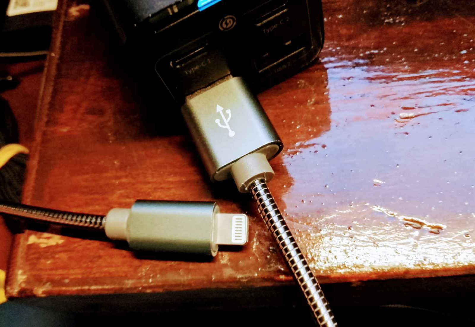 Cablexpert Braided USB to Lightning Cable Γκρι 2m (CC-USB2S-AMLM-2M-BG) - Image 6