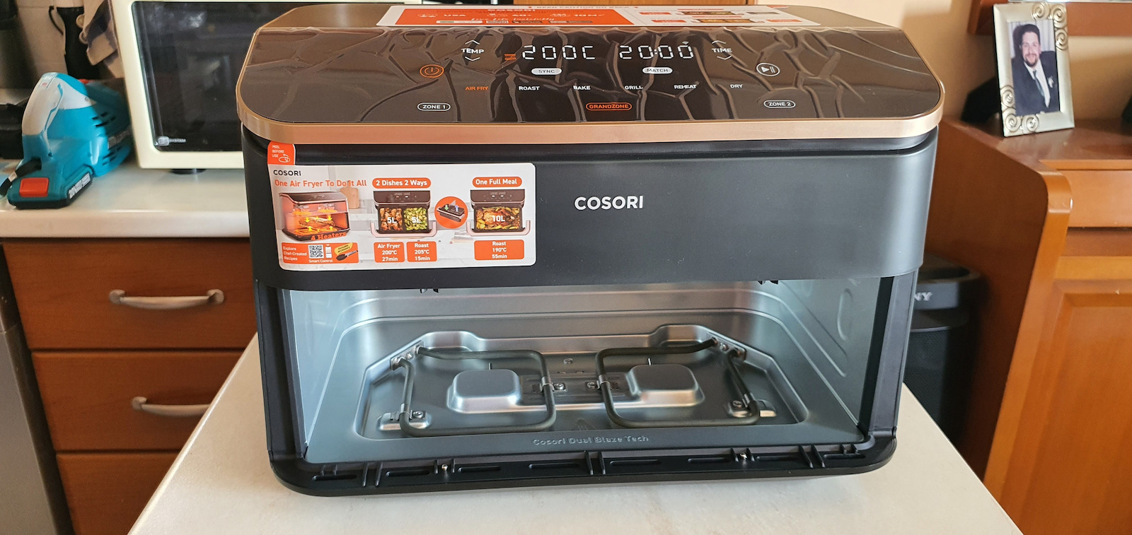 Cosori Dual Blaze TwinFry Air Fryer με Wi-Fi & Διπλό Αποσπώμενο Κάδο 10lt Λευκό - Image 16