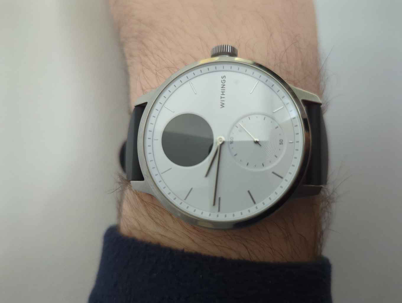Withings ScanWatch 2 Stainless Steel 38mm Αδιάβροχο με Παλμογράφο (Pearl White) - Image 18