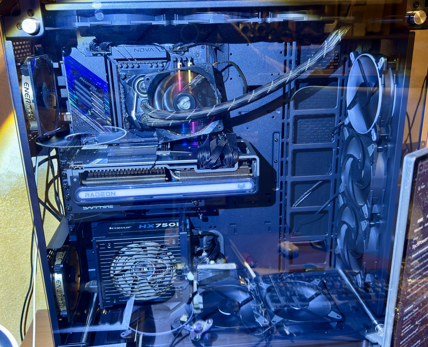 Thermaltake Core P8 TG Gaming Full Tower Κουτί Υπολογιστή με Πλαϊνό Παράθυρο Μαύρο - Image 7