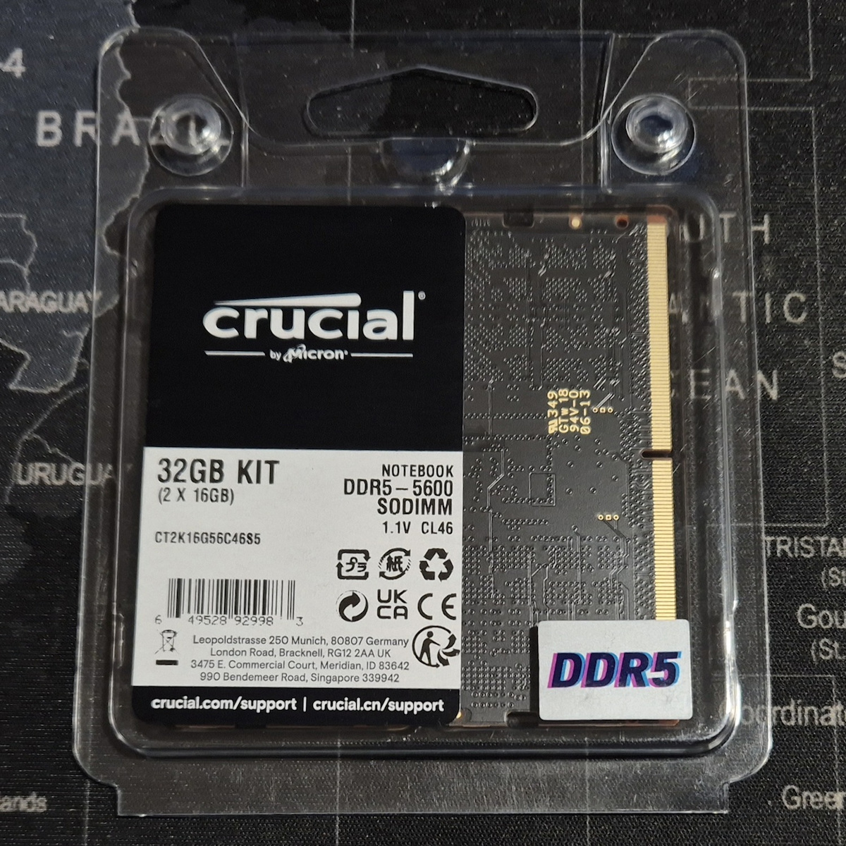 Crucial DDR5 48GB RAM με 2x24GB Modules και Ταχύτητα 5600 για Laptop CT2K24G56C46S5 - Image 7