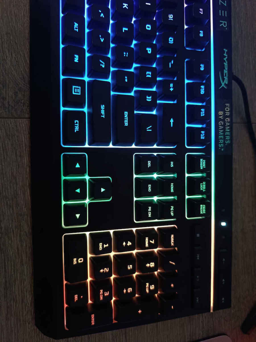 HyperX Alloy Core RGB Gaming Πληκτρολόγιο με RGB φωτισμό (Αγγλικό US) - Image 14