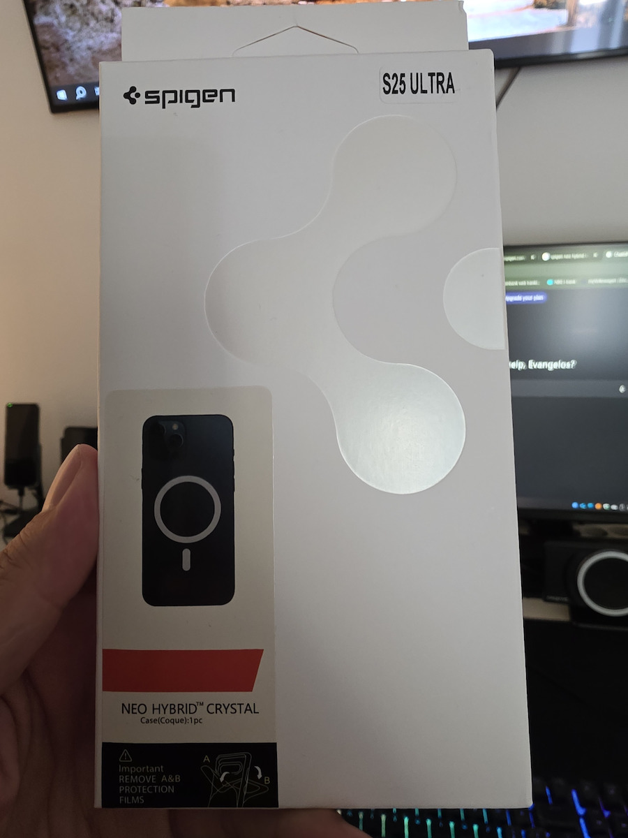 Spigen Ultra Hybrid Mag Back Cover Πλαστικό / Σιλικόνης 2mm Μαύρο (Galaxy S25 Ultra) ACS08960 - Image 15