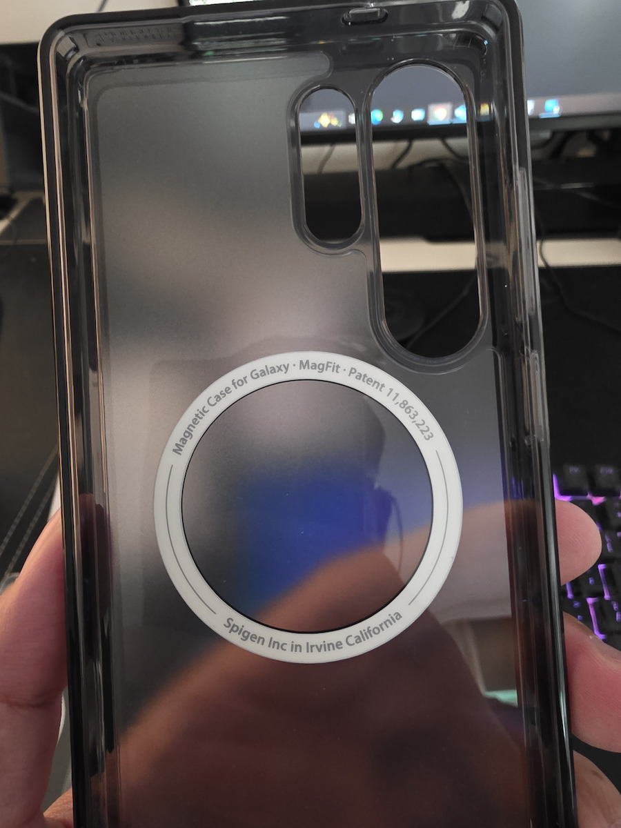 Spigen Ultra Hybrid Mag Back Cover Πλαστικό / Σιλικόνης 2mm Μαύρο (Galaxy S25 Ultra) ACS08960 - Image 11
