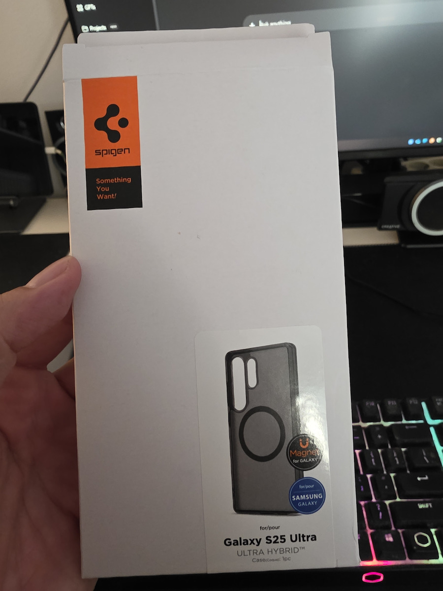 Spigen Ultra Hybrid Mag Back Cover Πλαστικό / Σιλικόνης 2mm Μαύρο (Galaxy S25 Ultra) ACS08960 - Image 12