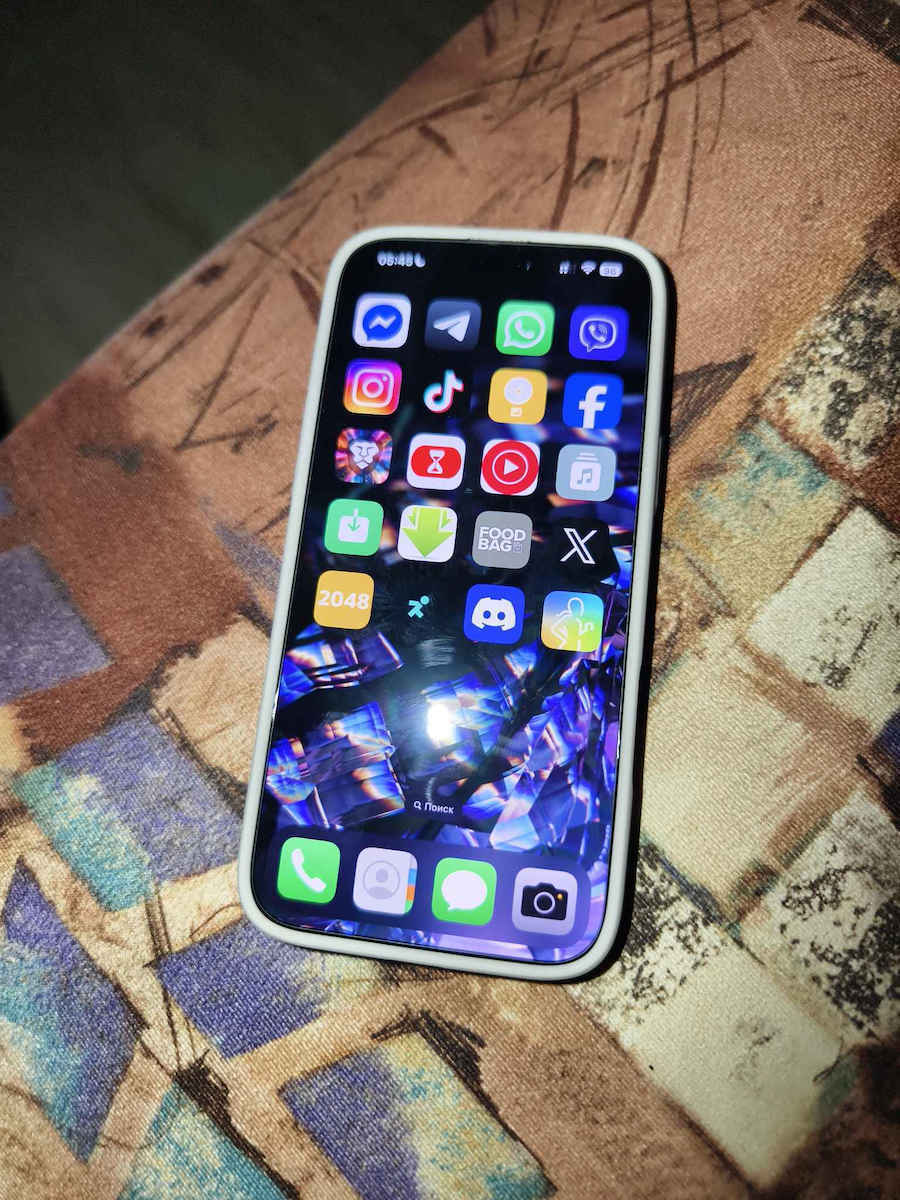 Spigen Liquid Air Back Cover Σιλικόνης Σετ με Τζαμάκι Navy Μπλε (iPhone 16 Pro Max) ACS07989 - Image 8