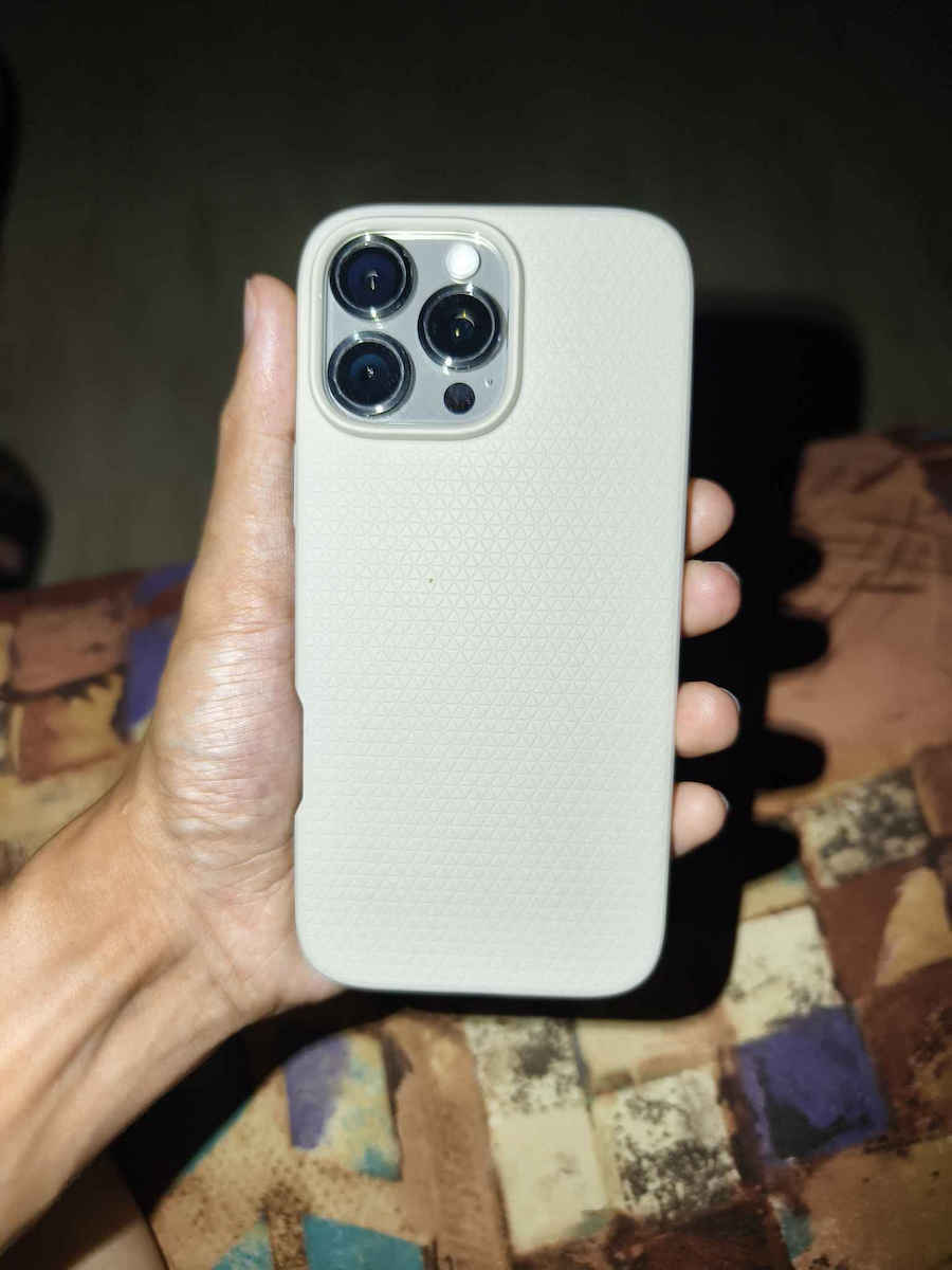 Spigen Liquid Air Back Cover Σιλικόνης Σετ με Τζαμάκι Navy Μπλε (iPhone 16 Pro Max) ACS07989 - Image 10