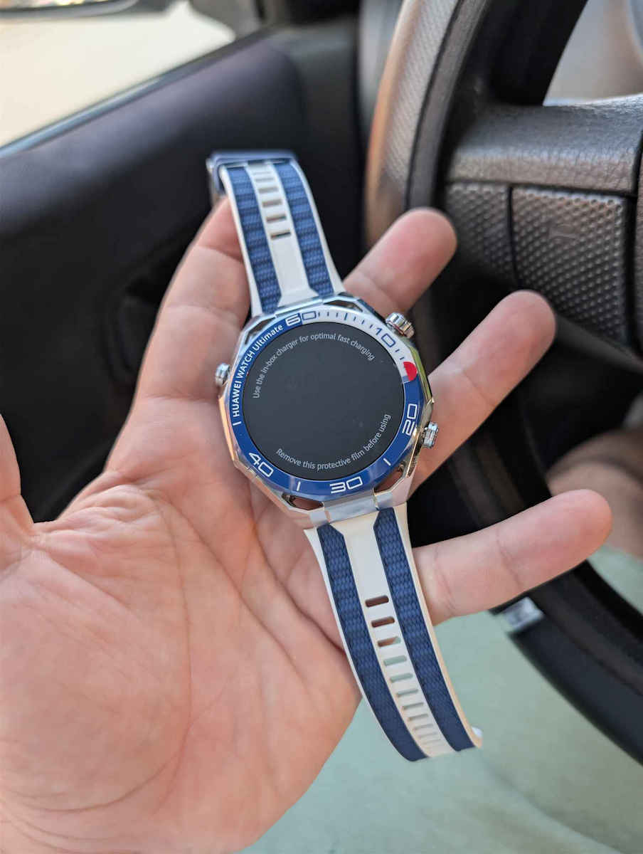 Huawei Watch Ultimate 2 Stainless Steel 48mm Αδιάβροχο με SIM και Παλμογράφο (Μπλε) - Image 10