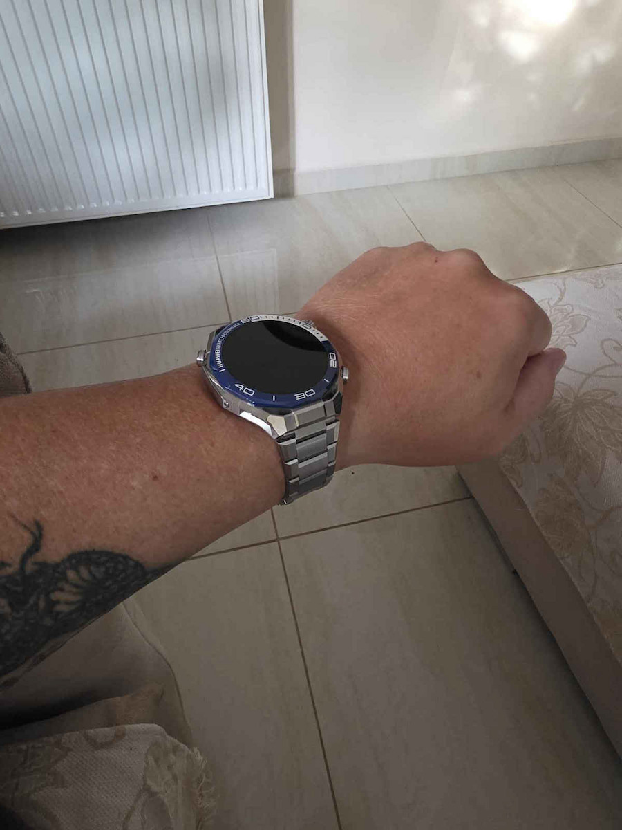Huawei Watch Ultimate 2 Stainless Steel 48mm Αδιάβροχο με SIM και Παλμογράφο (Μπλε) - Image 8