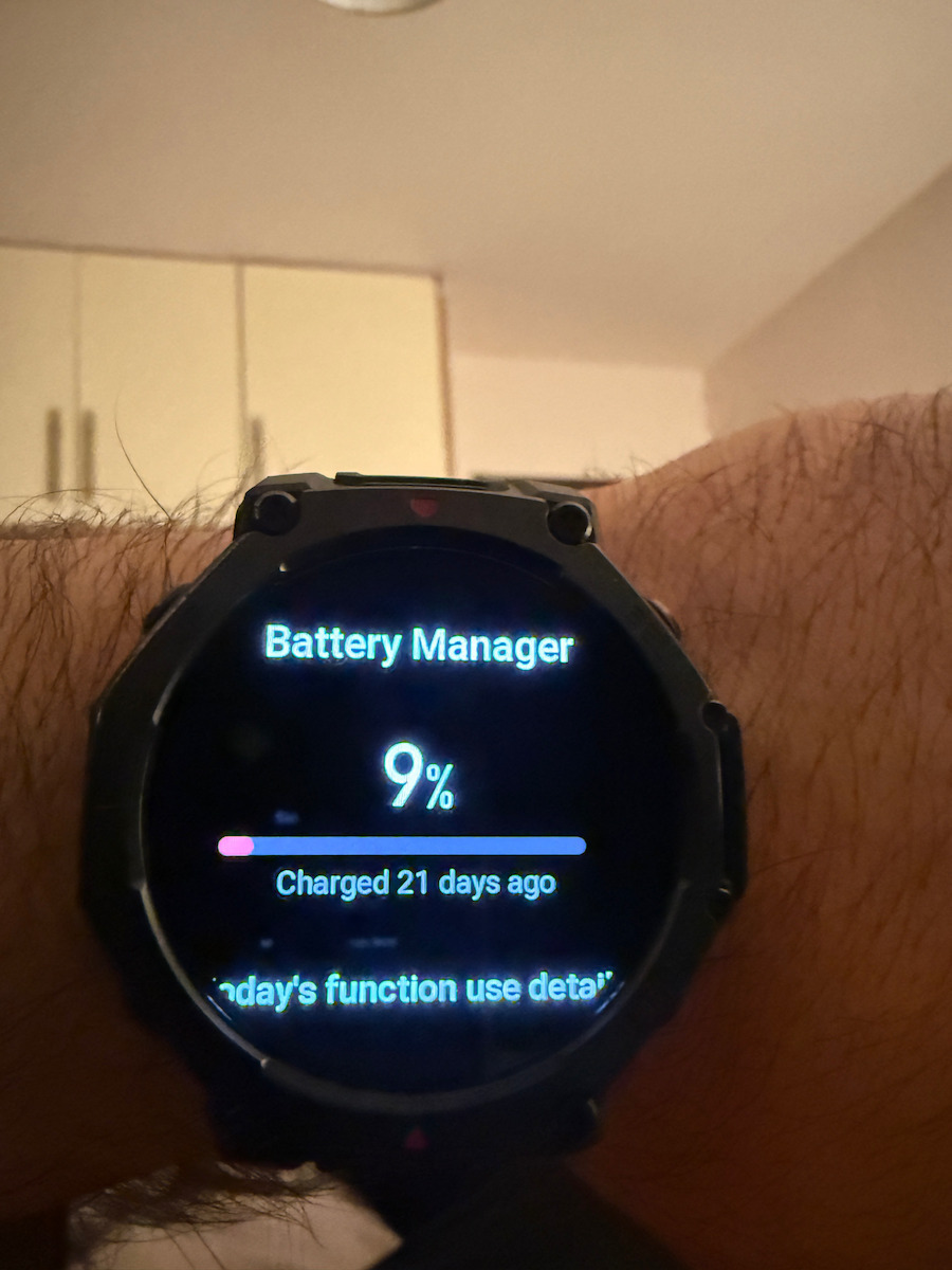 Amazfit T-Rex 3 Pro Titanium 48mm Αδιάβροχο Smartwatch (Μαύρο / Χρυσό) - Image 6