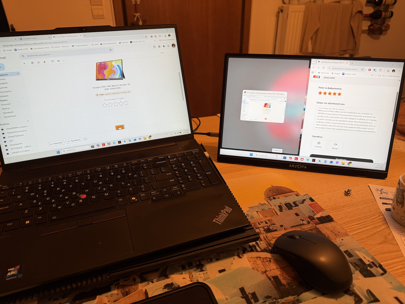 Arzopa Z1RC HDR Φορητό Monitor 16" QHD 2560x1600 - Image 8