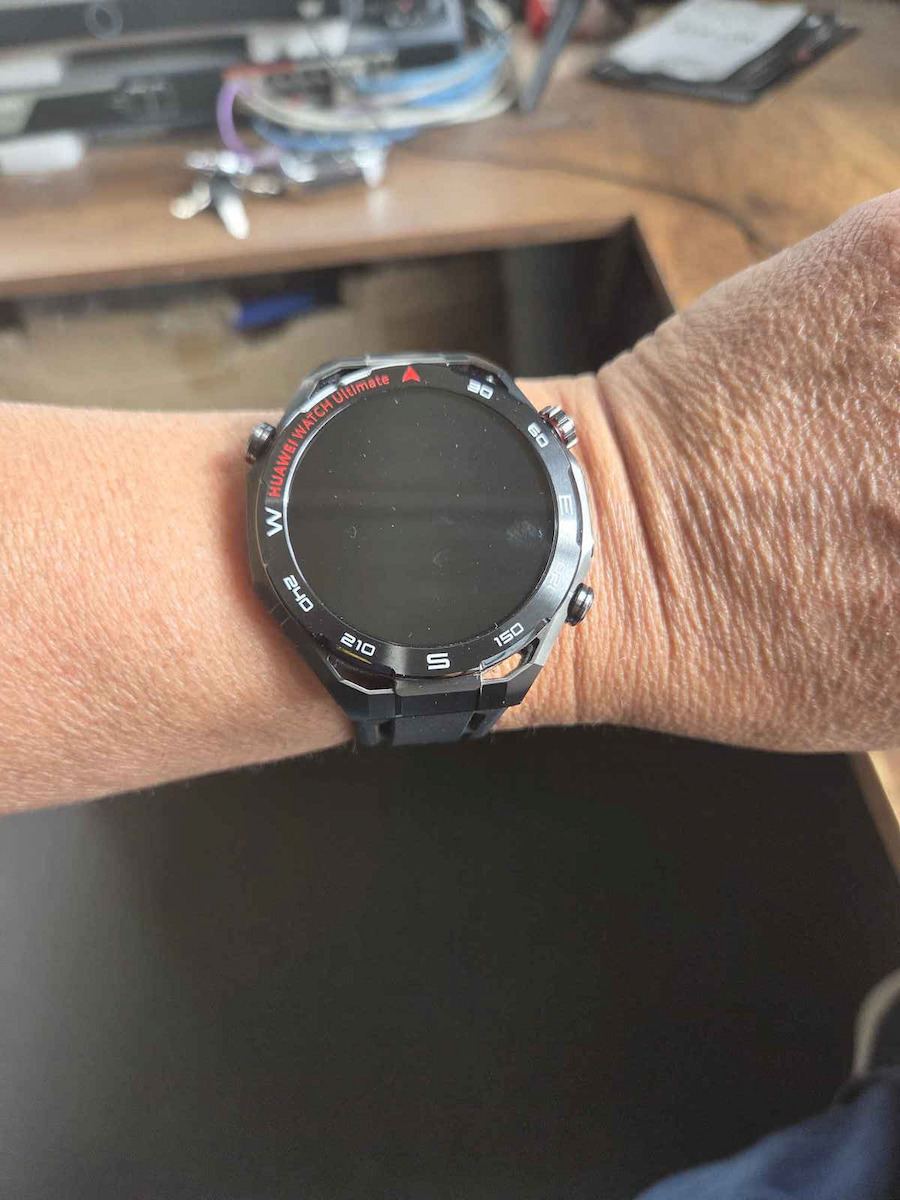 Huawei Watch Ultimate 2 Stainless Steel 48mm Αδιάβροχο με SIM και Παλμογράφο (Μπλε) - Image 12