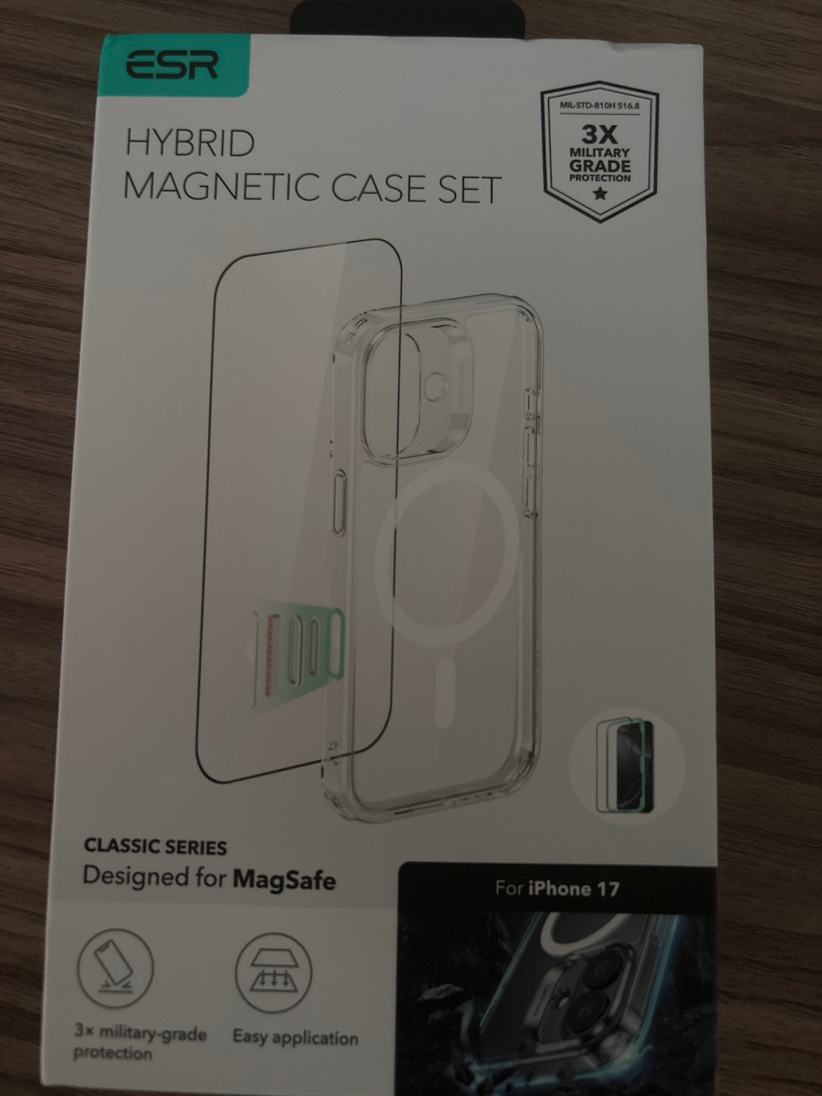 ESR Classic Hybrid Back Cover Tempered Glass 0.3mm Διάφανο (iPhone 17) - Image 11