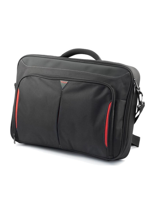 Targus Classic+ Clamshell Τσάντα Ώμου / Χειρός για Laptop 18" Black/Red - Image 3