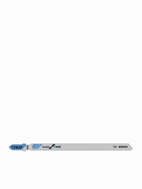 Bosch T318AF Λάμες Flexible for Metal για Μέταλλο 132mm 5τμχ - Image 2