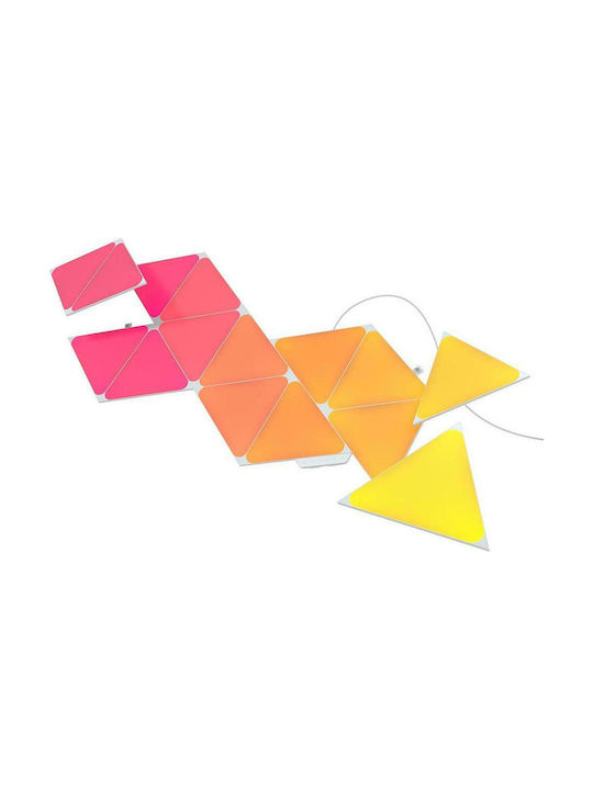 Nanoleaf Smart Διακοσμητικό Φωτιστικό LED RGB Hexagon 15τμχ NL47-6002TW-15PK