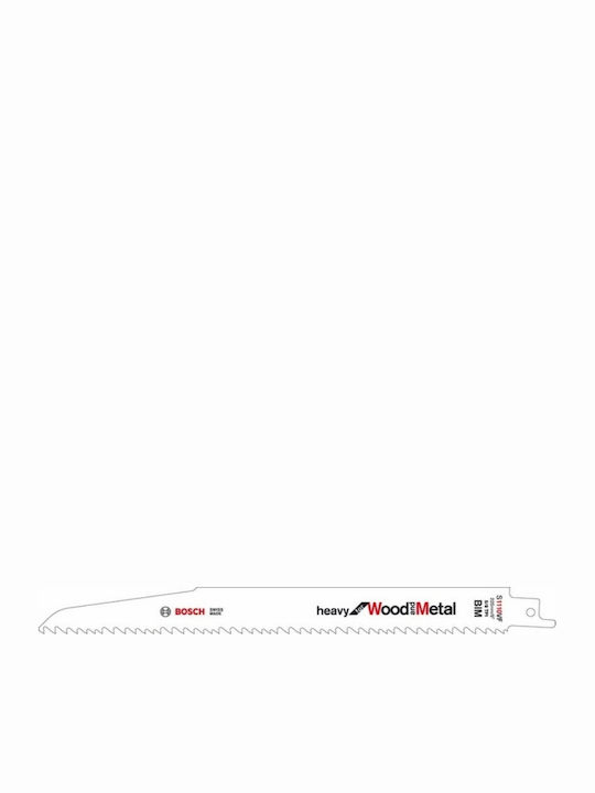 Bosch S1110VF Λάμες Heavy for Wood and Metal για Μέταλλο και Ξύλο 5τμχ