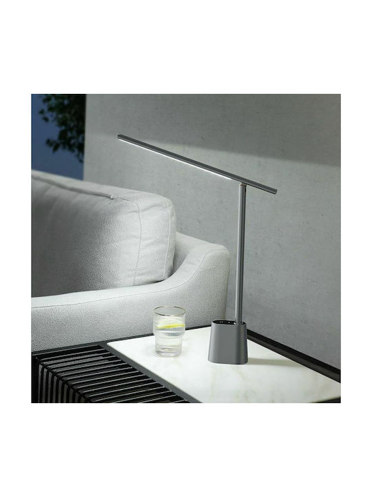 Baseus Smart Eye Series Επαναφορτιζόμενο LED Φωτιστικό Γραφείου Αναδιπλούμενο σε Γκρι Χρώμα DGZG-0G - Image 3