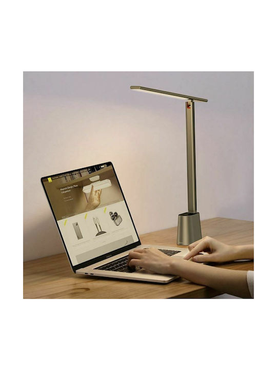 Baseus Smart Eye Series Επαναφορτιζόμενο LED Φωτιστικό Γραφείου Αναδιπλούμενο σε Γκρι Χρώμα DGZG-0G - Image 6