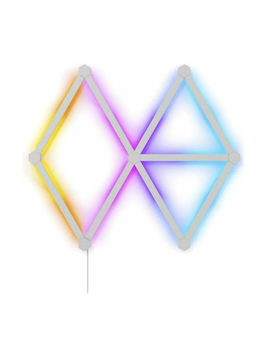 Nanoleaf Smart Neon Διακοσμητικό Φωτιστικό Lines Starter Kit LED RGB 9τμχ 27.8εκ. NL59-K-0002LW-9PK-EU