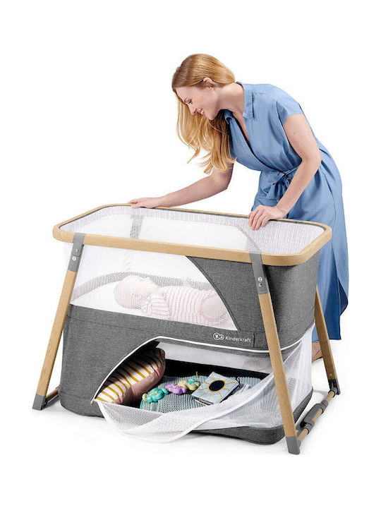 Kinderkraft Sofi 4 in 1 Παρκοκρέβατο 2 Επιπέδων με Στρώμα Γκρι 107x63cm KKLSOFIGRY0000 - Image 8