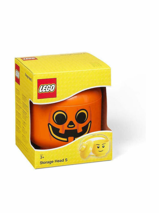 Room Copenhagen Παιδικό Κουτί Αποθήκευσης από Πλαστικό Lego Pumpkin Πορτοκαλί 16x16x19cm 40311729 - Image 2