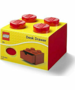 Alternative view of LEGO Παιδικό Κουτί Αποθήκευσης από Πλαστικό 4 Knobs Κόκκινο 40201730