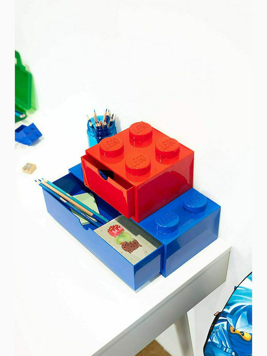 LEGO Παιδικό Κουτί Αποθήκευσης από Πλαστικό 4 Knobs Κόκκινο 40201730 - Image 4