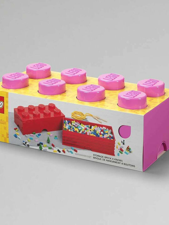 LEGO Παιδικό Κουτί Αποθήκευσης από Πλαστικό 8-Stud Μωβ 50x25x17cm 40041739 - Image 4