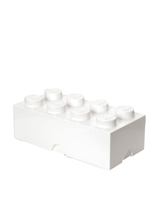 LEGO Παιδικό Κουτί Αποθήκευσης από Πλαστικό 8-Stud Λευκό 50x25x17cm 40041735