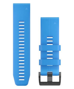 Garmin Λουράκι Σιλικόνης Cyan Blue (Fenix 3 / 5X / 5X Plus / 6X / 6X Pro / 7X / 7X Pro / 8 (51mm)) 010-12741-02