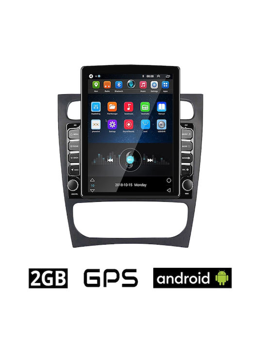 Ηχοσύστημα Αυτοκινήτου για Mercedes-Benz C Class (W203) 1999-2004 (Bluetooth/USB/WiFi/GPS/Apple-Carplay/Android-Auto) με Οθόνη Αφής 9.7" ME193-972
