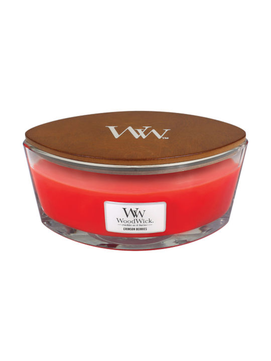 WoodWick Αρωματικό Κερί σε Βάζο με Άρωμα Crimson Berries Κόκκινο 453.6gr - Image 2