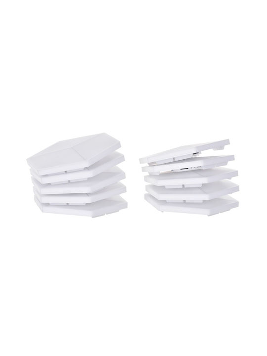 Govee Smart Διακοσμητικό Φωτιστικό Glide Hexa Pro LED RGBIC Hexagon 10τμχ H6066302 - Image 4