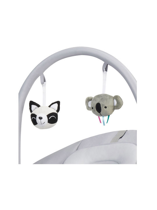 Kinderkraft Ηλεκτρικό Relax Μωρού Luli με Μουσική Grey για Παιδί έως 9kg KKBLULIGRY0000 - Image 11