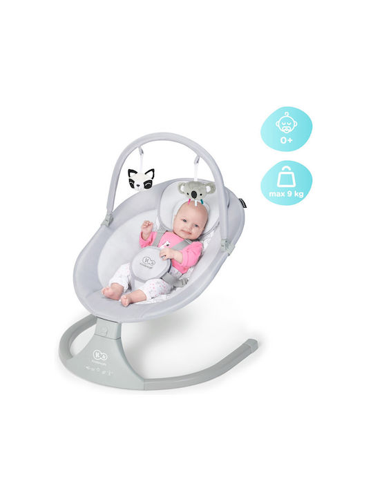 Kinderkraft Ηλεκτρικό Relax Μωρού Luli με Μουσική Grey για Παιδί έως 9kg KKBLULIGRY0000 - Image 12