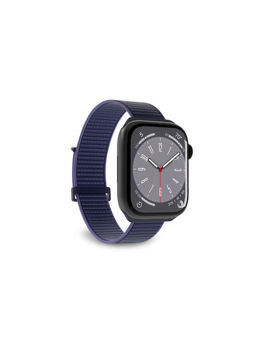 Puro Sport Λουράκι Υφασμάτινο Navy Μπλε (Apple Watch 42/44/45/49 mm, Puro)