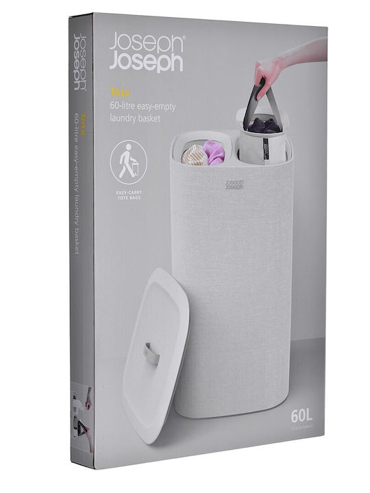 Joseph Joseph 50019 Καλάθι Απλύτων Υφασμάτινο με Καπάκι 71x39.5x39.5cm Μπεζ - Image 6