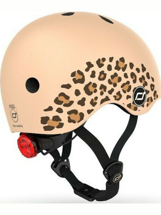 Scoot & Ride Leopard 96561 Παιδικό Κράνος για Ποδήλατο & Πατίνι Μπεζ - Image 4