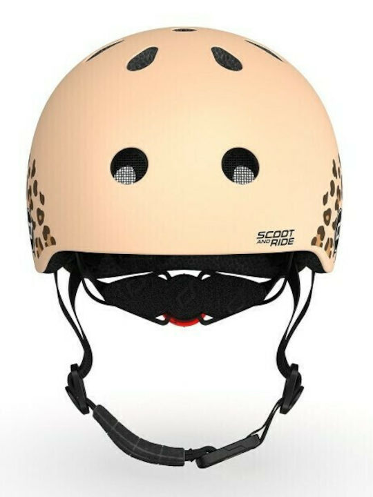 Scoot & Ride Leopard 96561 Παιδικό Κράνος για Ποδήλατο & Πατίνι Μπεζ - Image 3