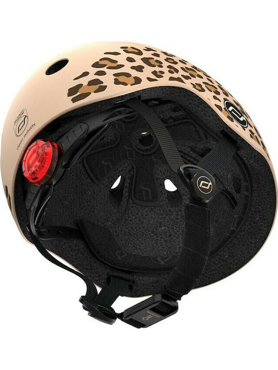 Scoot & Ride Leopard 96561 Παιδικό Κράνος για Ποδήλατο & Πατίνι Μπεζ - Image 6