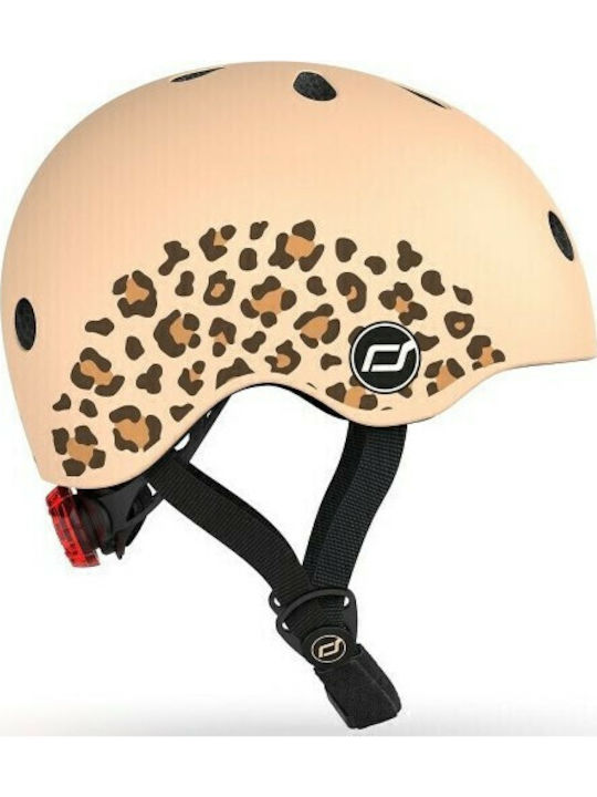 Scoot & Ride Leopard 96561 Παιδικό Κράνος για Ποδήλατο & Πατίνι Μπεζ - Image 2