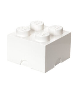 LEGO Παιδικό Κουτί Αποθήκευσης από Πλαστικό 4-Stud Λευκό 25x25x18cm 40031735
