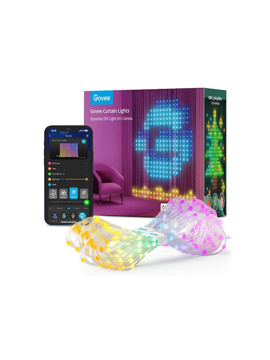 520 Λαμπάκια LED 2μ. x 150εκ. RGBIC τύπου Κουρτίνα H70B13A1