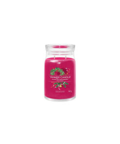 Yankee Candle Αρωματικό Κερί Sparkling σε Βάζο με Άρωμα Sparkling Winterberry Ροζ 567gr